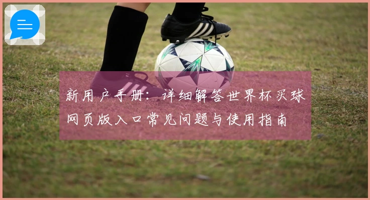新用户手册：详细解答世界杯买球网页版入口常见问题与使用指南