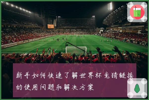 新手如何快速了解世界杯竞猜链接的使用问题和解决方案
